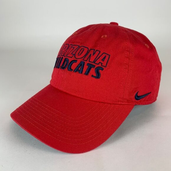 Arizona Wildcats NCAA Red Nike Heritage86 Relaxed Fit Strapback Adjustable Hat - Picture 1 of 5